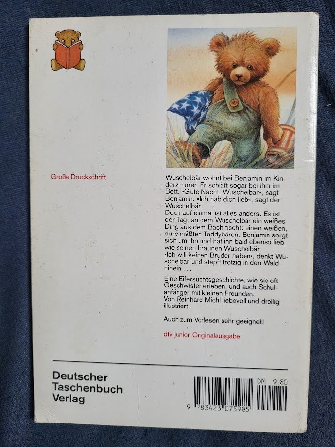 dtv Junior Lesebär buch Wuschelbär tb 