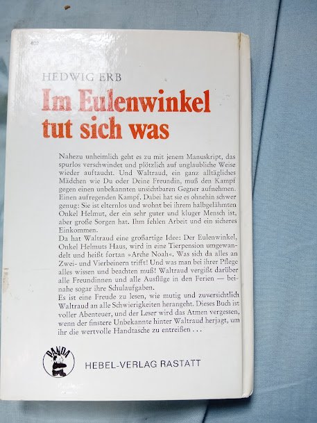 Hedwig Erb  Im eulenwinkel tut sich was