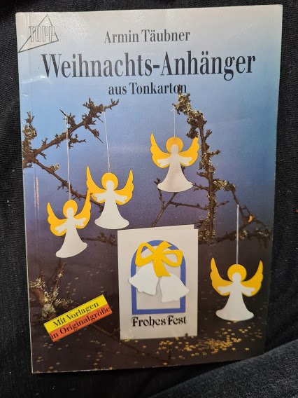 Topp Heft Weihnachtsanhänger aus tonkarton