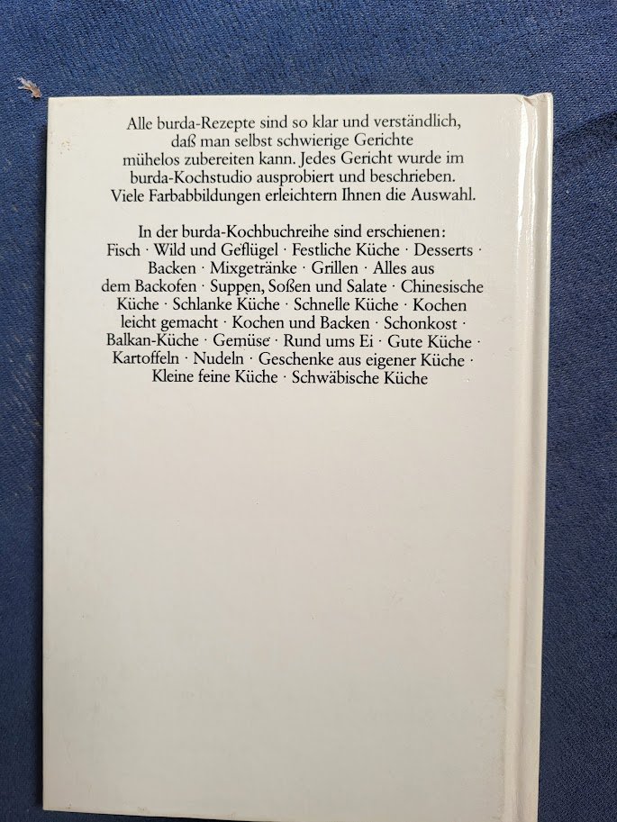 Burda Buch Schwäbische Küche 