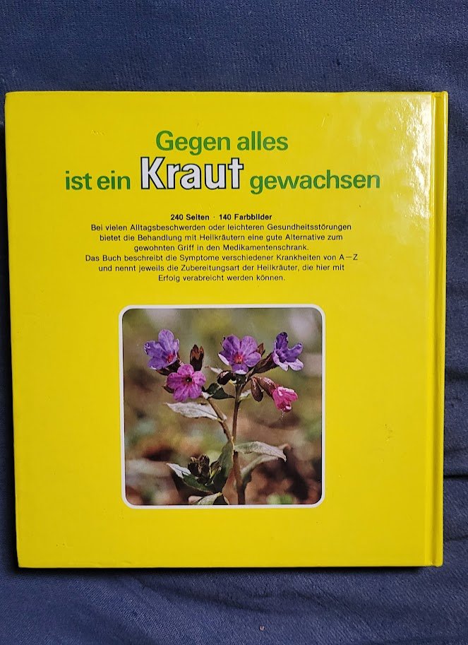 buch gegen alles ist ein Kraut gewachsen gebunden