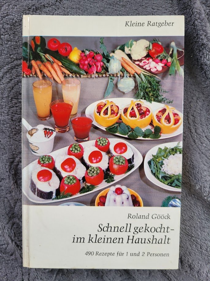 älteres Buch shnell gekocht im kleinen Haushalt 