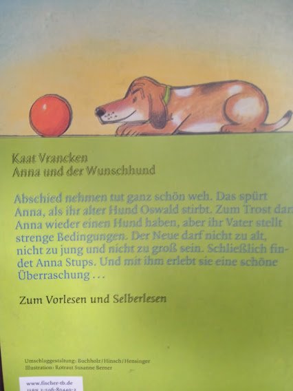 Kaat Vrancken Anna und der Wunschhund