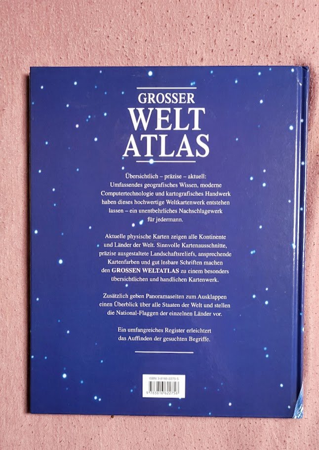buch Grosser Weltatlas übersichtlich präzise aktuell