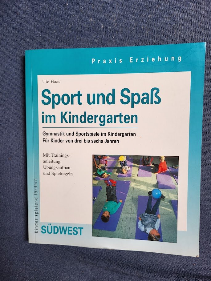 buch sport und Spass im Kinergartem 