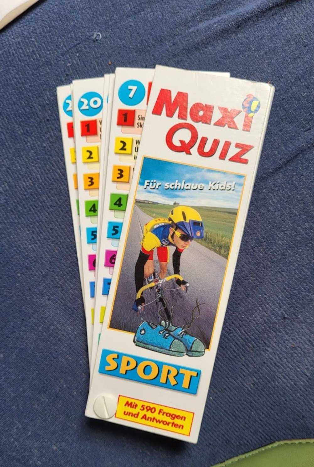 Quiz Block Maxi Sport mit 590 Fragen und Antworen 