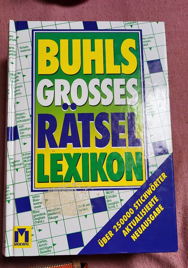 Buhls grosses Rätsel-Lexikon 