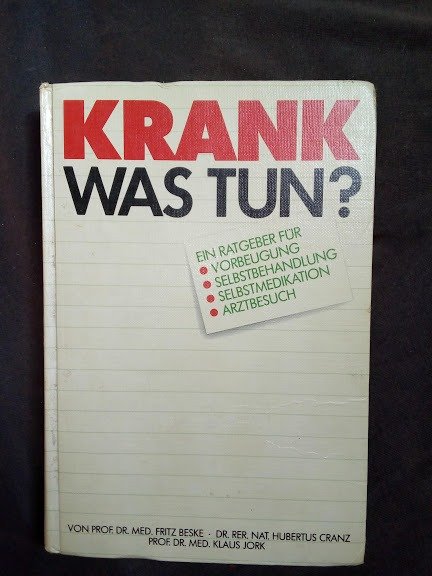 Buch krank was tun älterer Ratgeber 