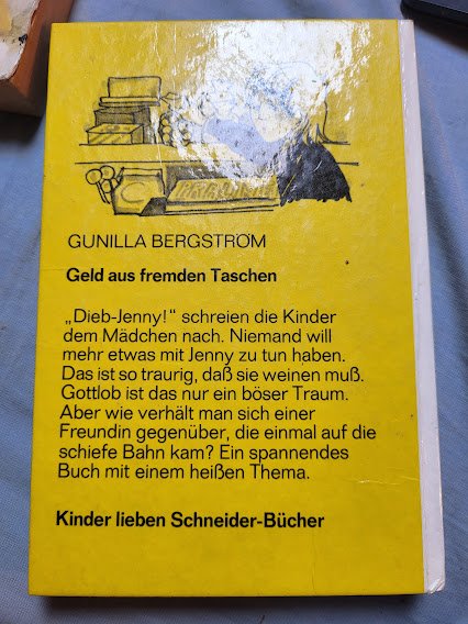 Gunilla Bergstöm Geld aus fremden Taschen Schneider buch 1976
