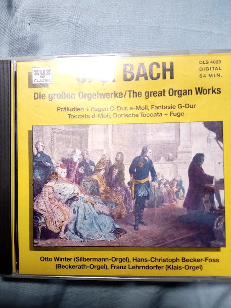 Cd J.S.Bach die grossen Orgelwerke 