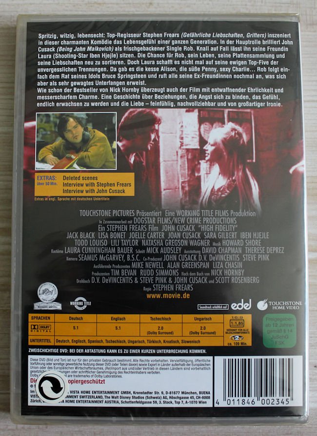 High Fidelity (DVD)