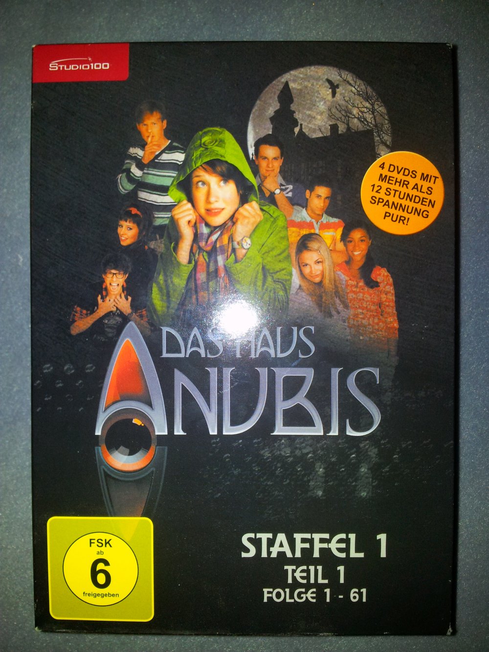 DVD Set Das Haus Anubis + Buch