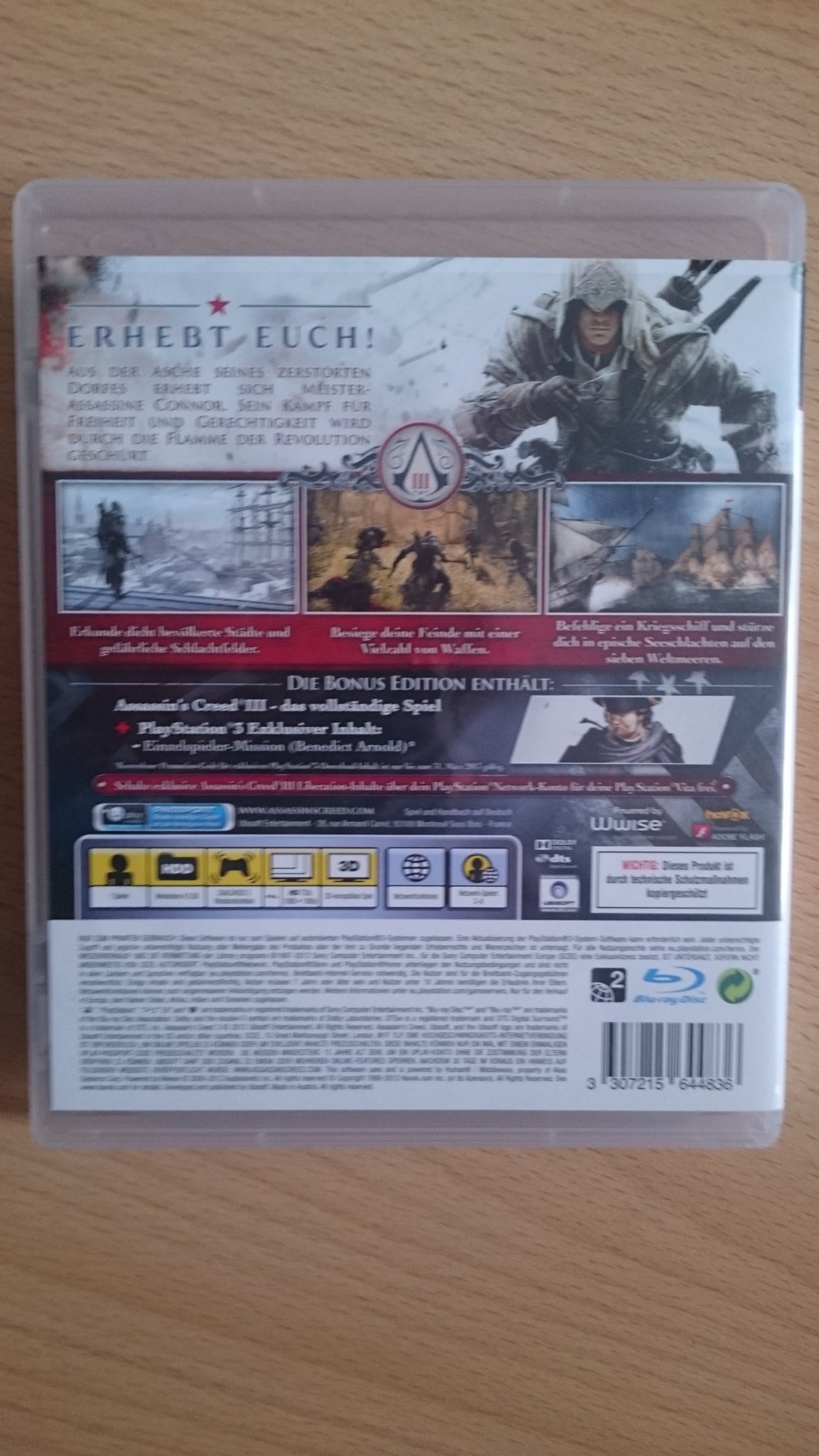 PS3 Spiel Assassins Creed 3