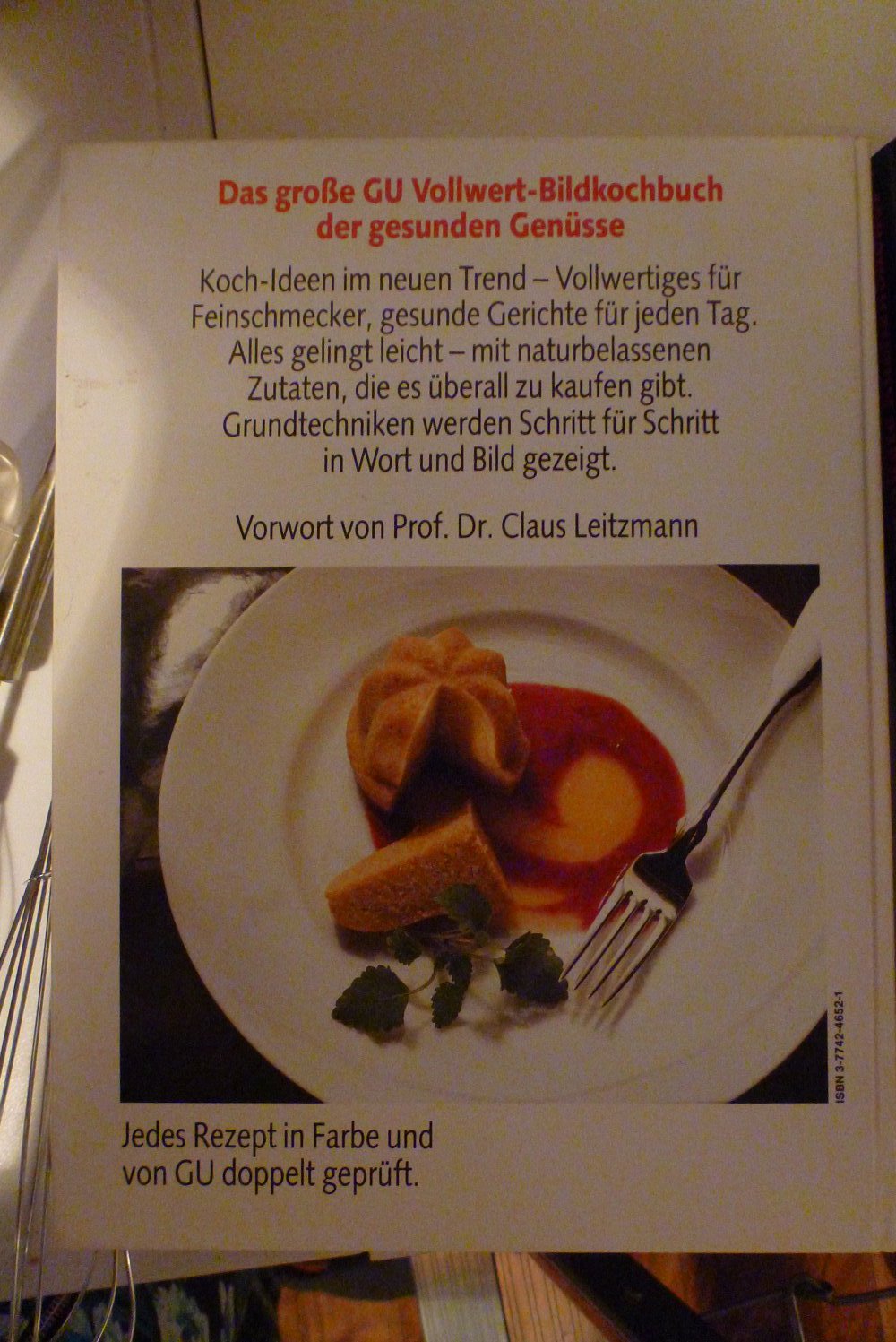 GU-Kochbuch: Vollwert Kochvergnügen