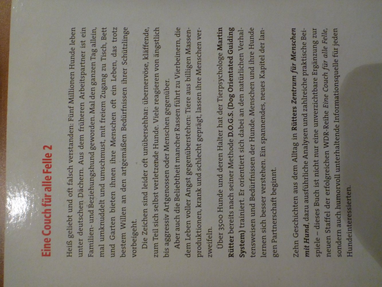 Buch: Ein Couch für alle Felle 2 - Martin Rütter