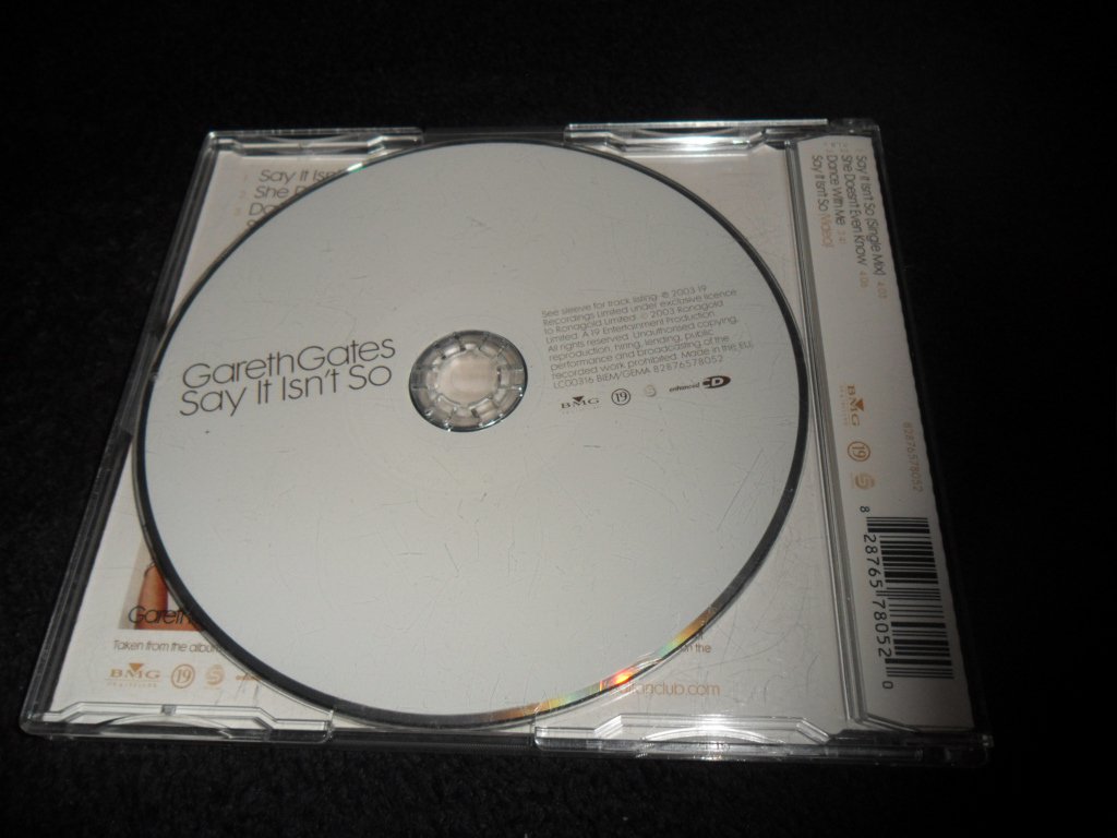 Maxi CD Gareth Gates - Say it isn´t so.