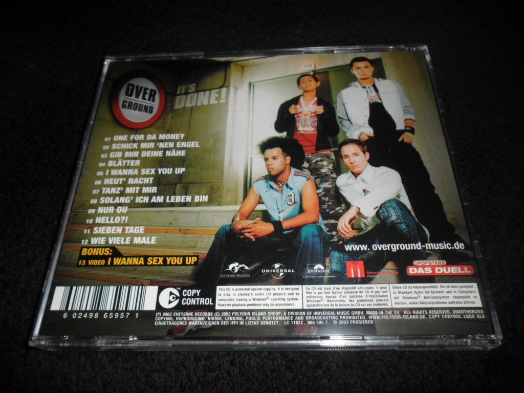 Album Overground - It´s Done