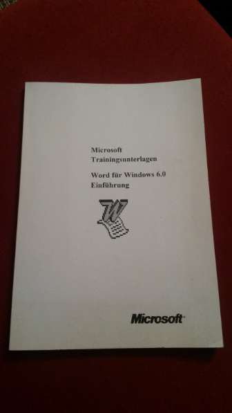 Microsoft Trainingsunterlagen Word für Windows 6.0,