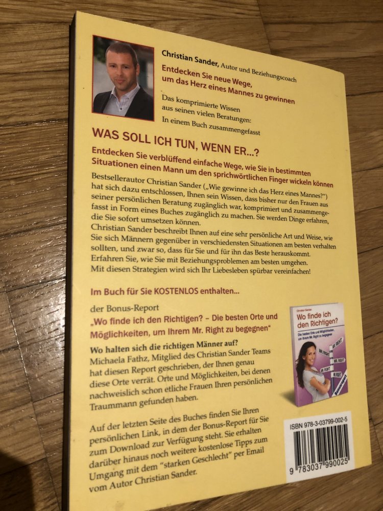 Was soll ich tun, wenn er..?