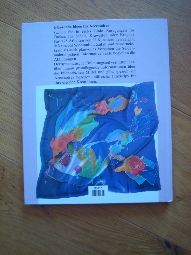 Buch Seidenmalerei Tücher und Krawatten Elisabeth Schwinge