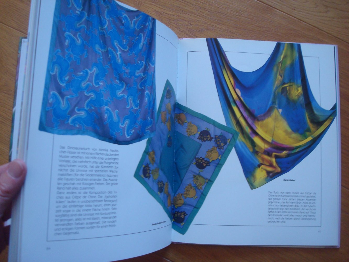 Buch Seidenmalerei Tücher und Krawatten Elisabeth Schwinge