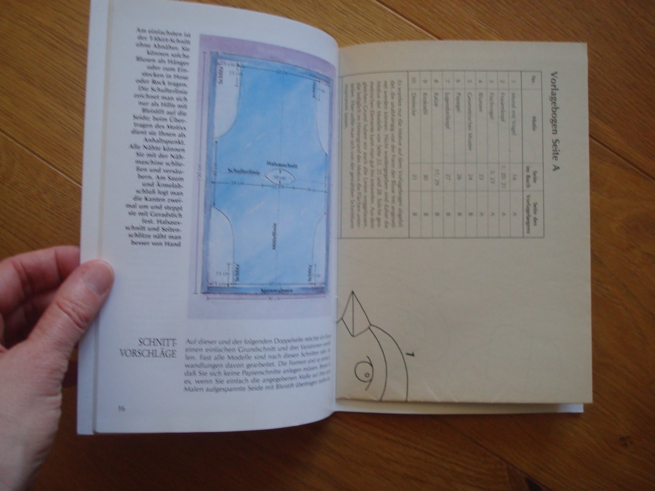 Falken Buch Heft Seidenmalerei Blusen und T-Shirts mit Vorlagen 