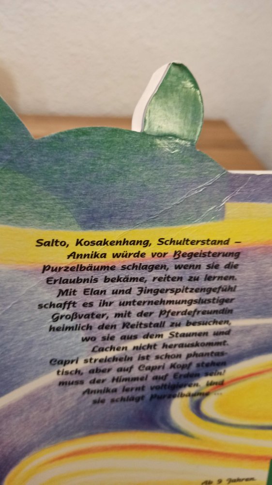 Kopfstand für Capri, ab 9 Jahre