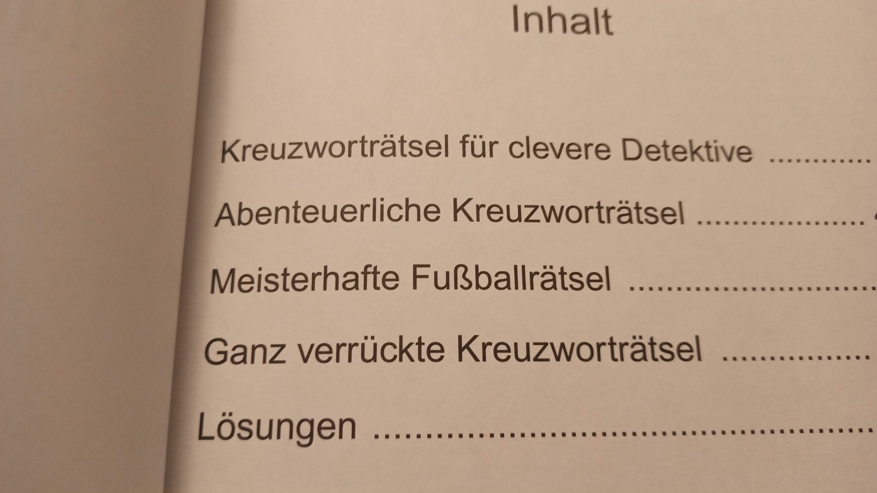 Schülerrätsel für Blitzmerker, ab 8 Jahre