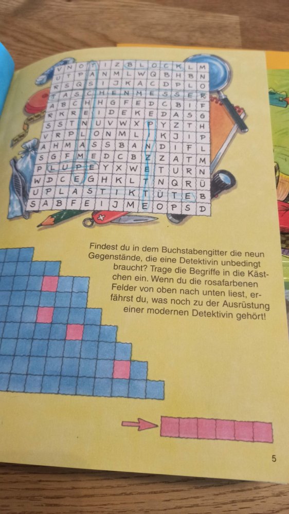 Schülerrätsel für Blitzmerker, ab 8 Jahre