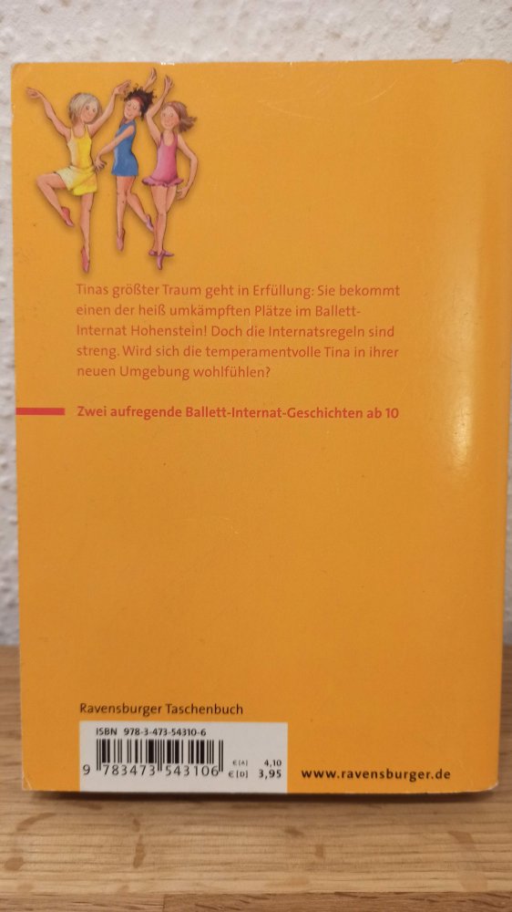 Ballett-Internat Hohenstein, Ravensburger, 10 Jahre