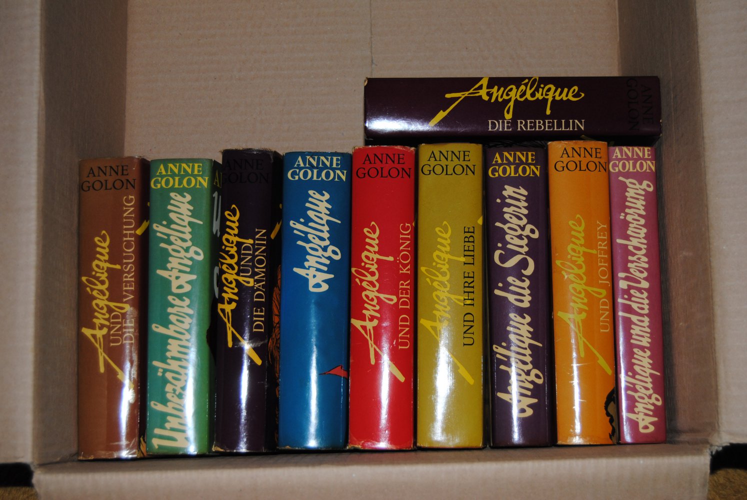 Anne Golon Bücher - Angelique... - einzelne bis gesamte Sammlung von 11 Büchern