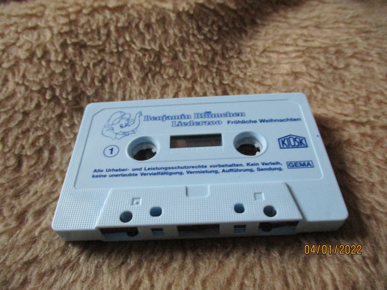 MC Hörspiel Kassette Benjamin Blümchen Liederzoo  