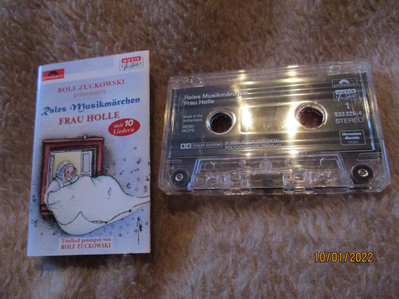 MC Hörspiel Kassette  Rolf Zuckowski räsentiert Rales Musikmärchen 