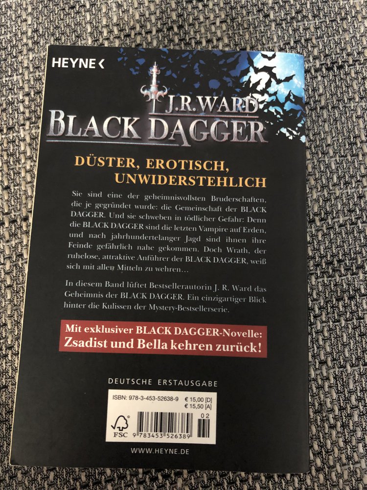 J. R. Ward Die Bruderschaft der Black Dagger