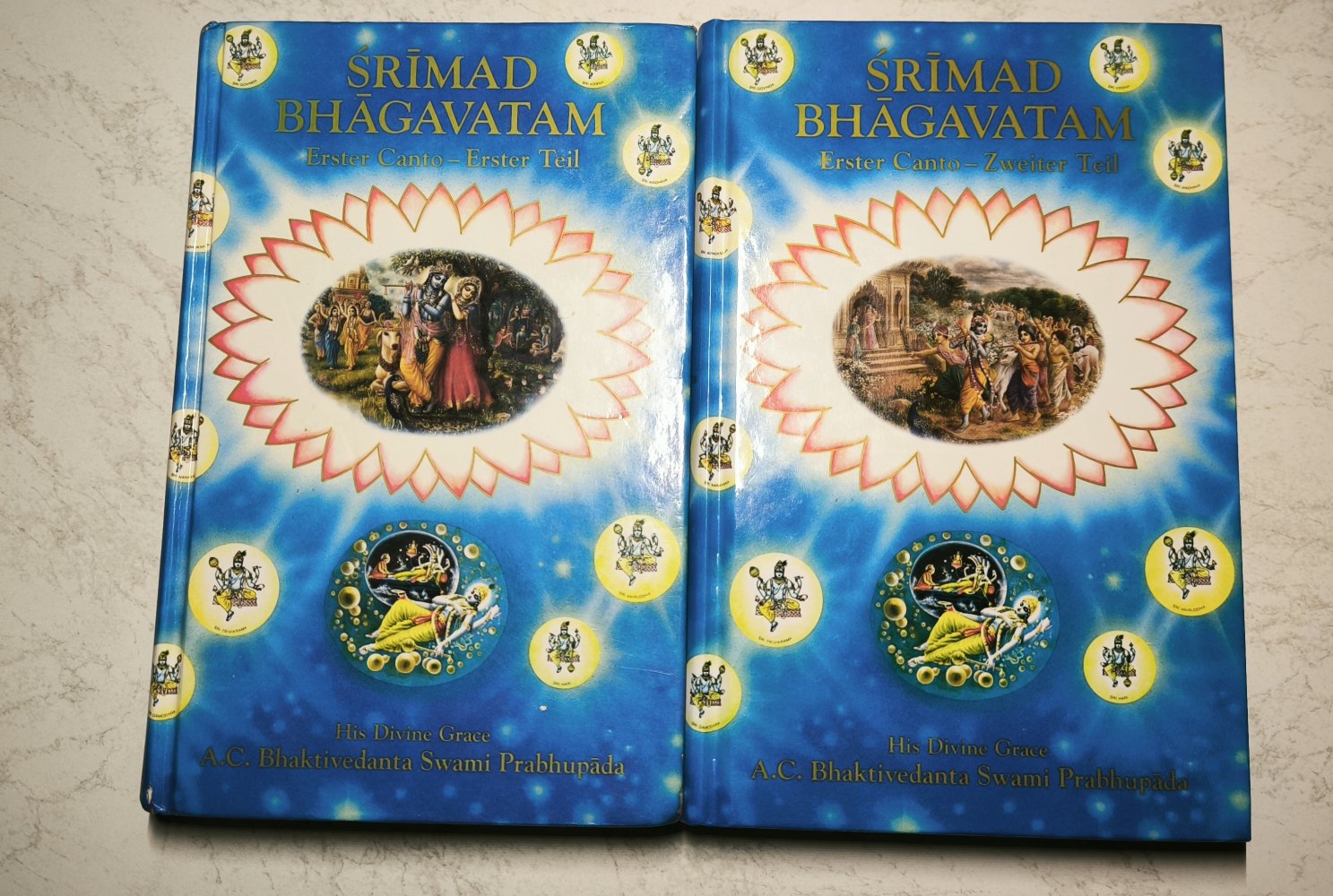 Srimad Bhagavatam 1. Canto 1. & 2. Teil Swami Srila Prabhupada Sri Krishna Krsna ISKCON BBT Bhaktivedanta Book Trust