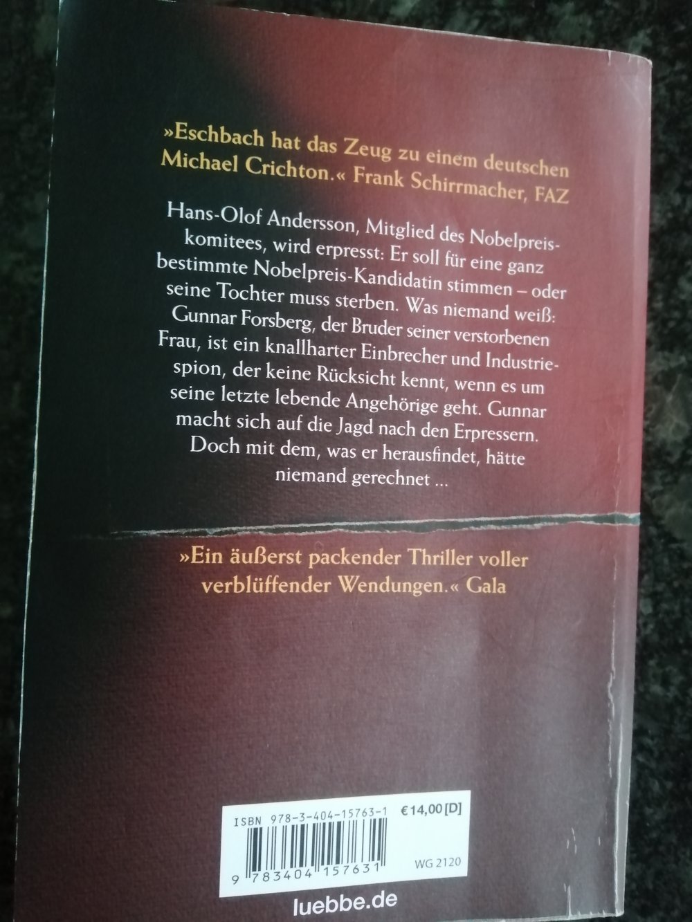 Andreas Eschbach: Der Nobelpreis