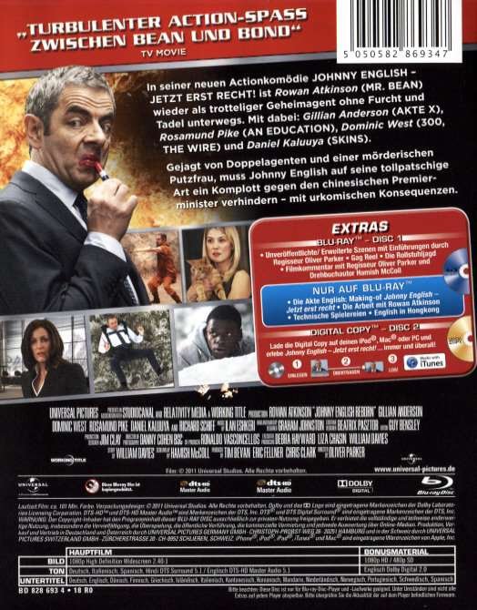 2 Johnny English BLURAYS
