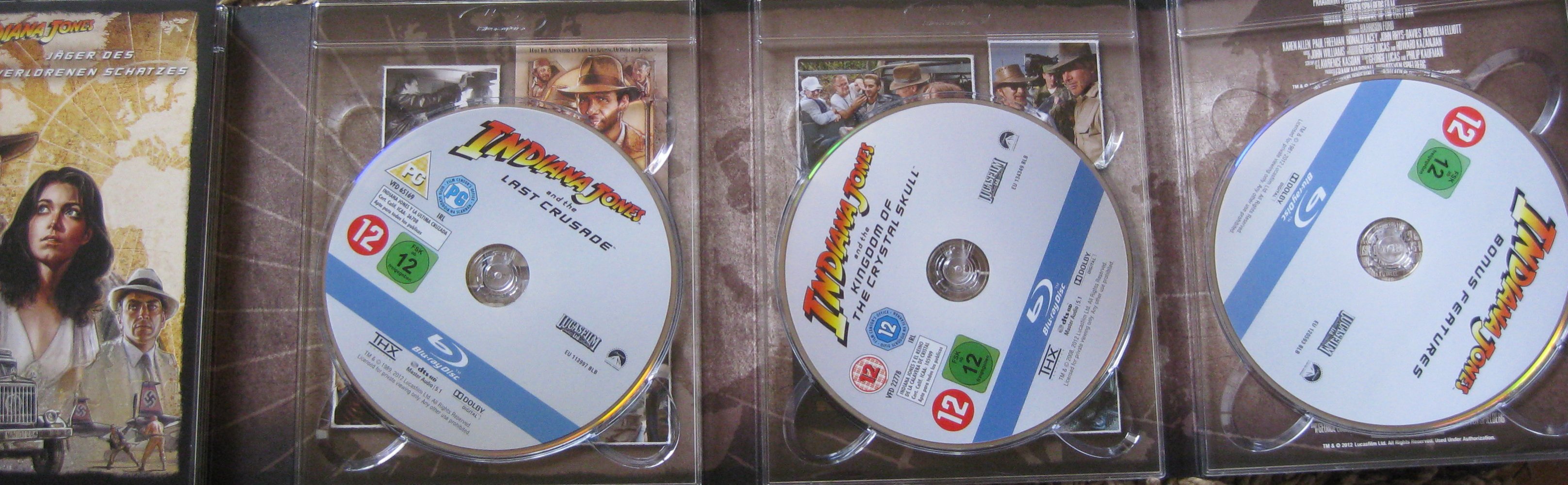 INDIANA JONES Bluray-Box*the complete adventures*  RARITÄT!!
