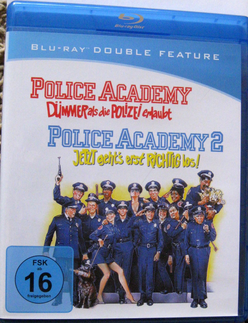 POLICE ACADEMY TEIL 1 + 2 BLURAYS  KULT!!! KOMÖDIE