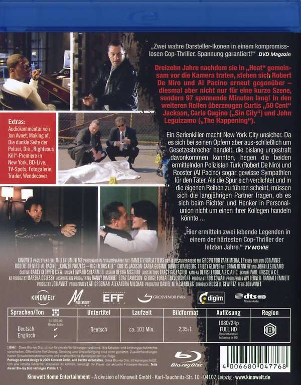 2 Blurays OVP/NEU mit DE NIRO: ++KURZER PROZESS++STONE    RAR!