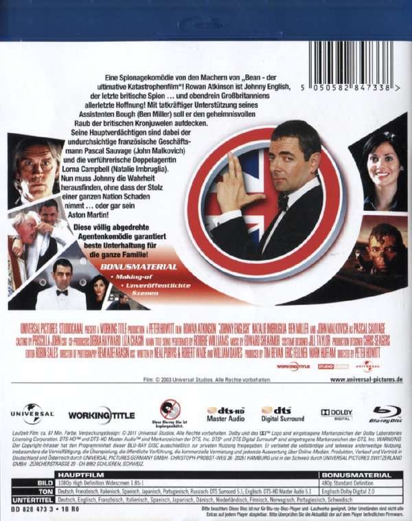 2 Johnny English BLURAYS