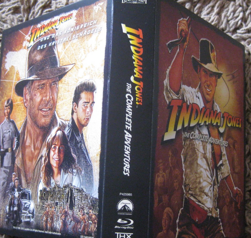 INDIANA JONES Bluray-Box*the complete adventures*  RARITÄT!!