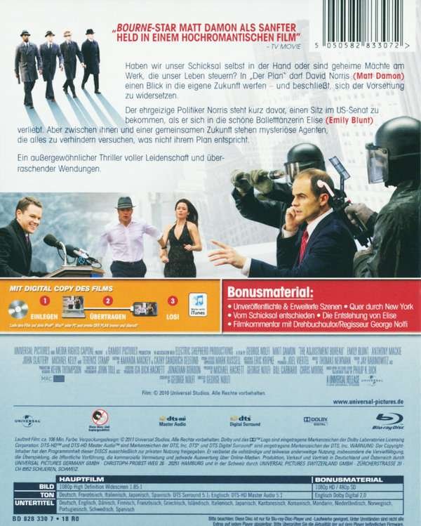 2 x MATT DAMON  BLU-RAYS ...spannend + romantisch