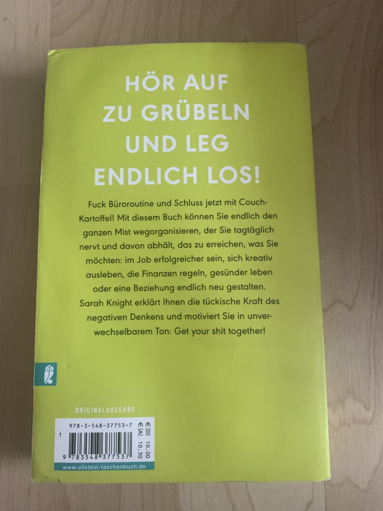 Get your Sh*t togerher