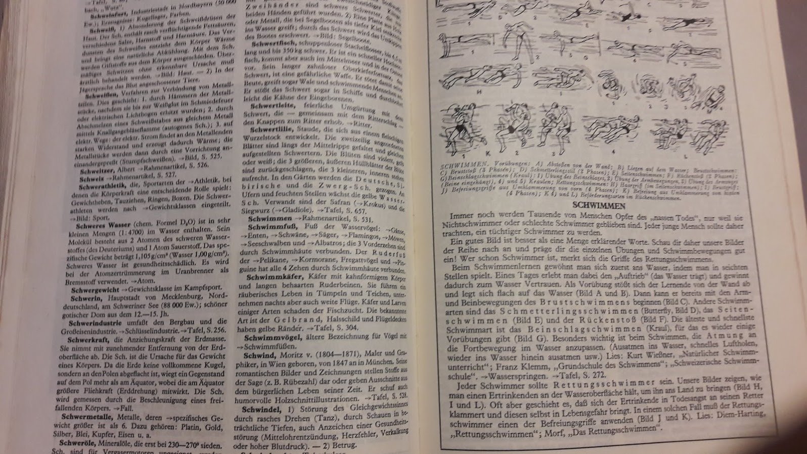 Lexikon Die Welt von A bis Z. 6 Auflage, Ausgabe 1952,Bilder & Karten