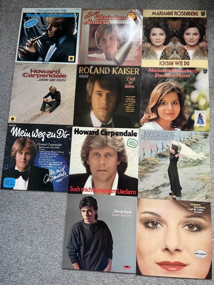 Verschiedene Deutsche Schlager LPs
