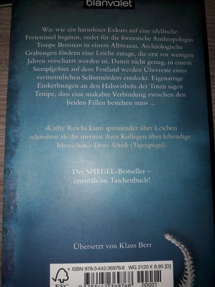 Hals über Kopf von Kathy Reichs