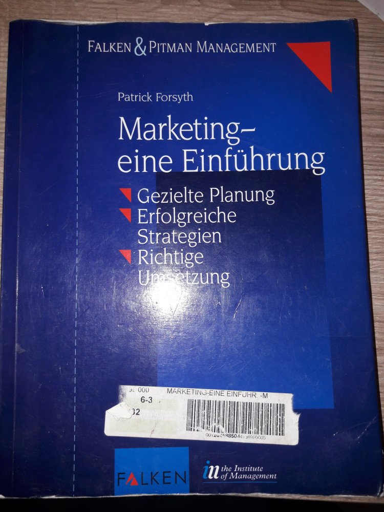 Marketing - eine Einführung von Patrick Forsyth