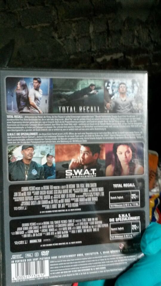 2 Spielfilme - Total Recall, S.w.a.t
