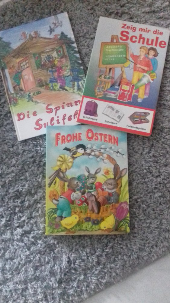 3 Kinder-Bücher zusammen € 2,--